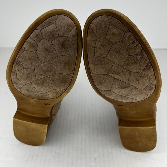 Very G Womens VGLB0136-278 Beige Blake Leopard Stripe Slip On Size 9 Ankle Boots - Picture 8 of 9